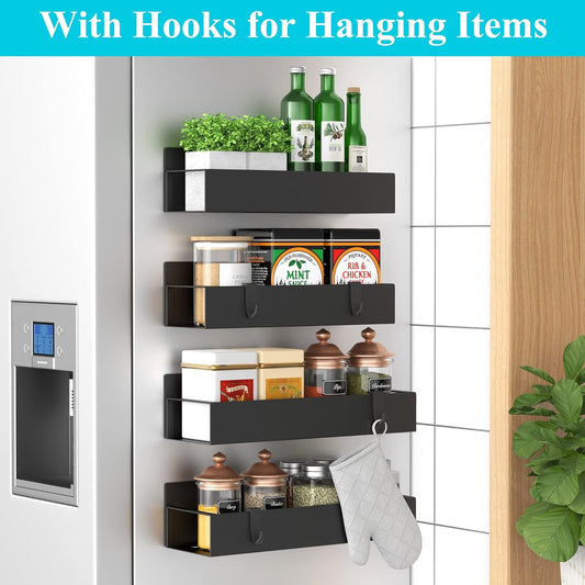 Magnetic Fridge Shelf Spice Storage Rack
