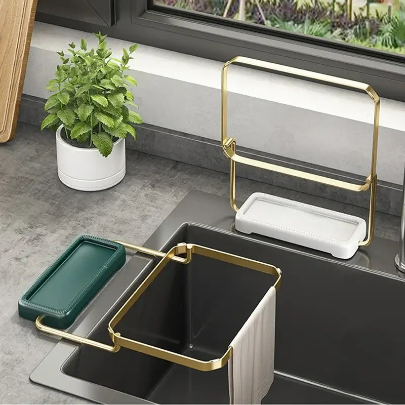 kitchen sink filter rack