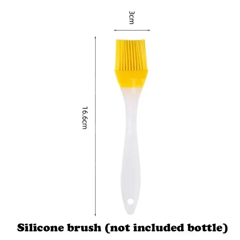 2 In 1 Oil Sprayer Bottle BBQ Cooking Oil Dispenser Olive Oil Pourers Sprayer Kitchen Baking Oil Mister Vinegar Bottle
