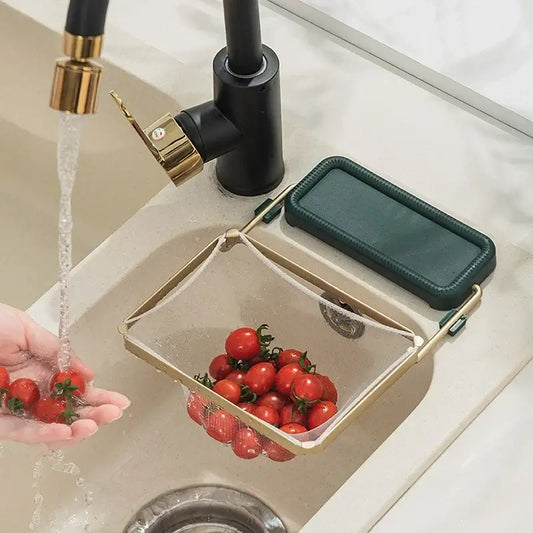 kitchen sink filter rack