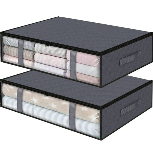 Under Bed Storage Containers with Clear Window (Set)